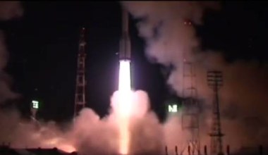 Start rakiety Proton-M z rosyjskim satelitą militarnym