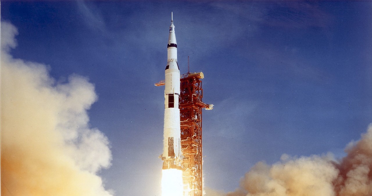 Start rakiety Saturn V. Do dziś uznawanej za jeden z najbardziej zaawansowanych technicznie tworów człowieka /AFP