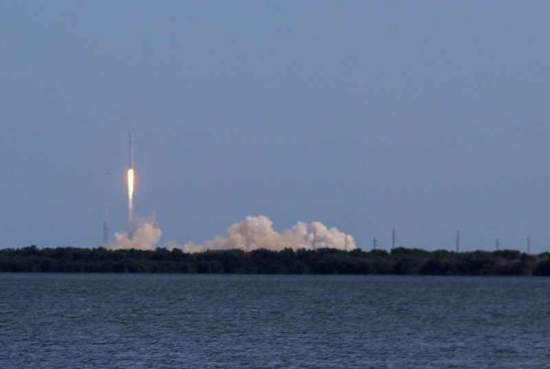 Start rakiety /Paweł Żuchowski /RMF FM