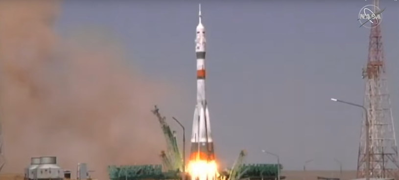 Start Sojuz MS-18 /NASA