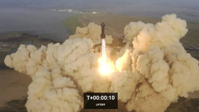 Start Starship tylko częściowo pomyślny. Rakieta eksplodowała 