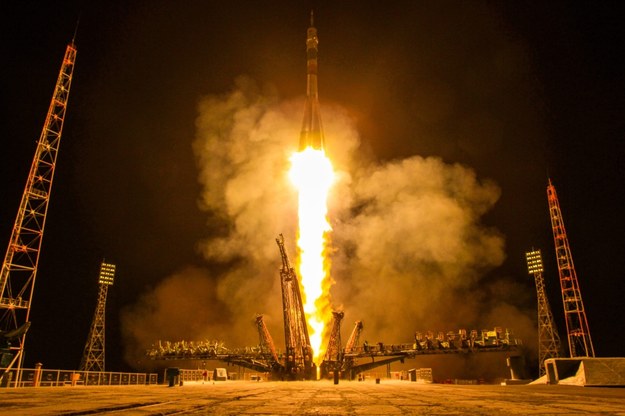 Start statku kosmicznego Sojuz TMA-13M /Sergei Ilnitsky /PAP/EPA