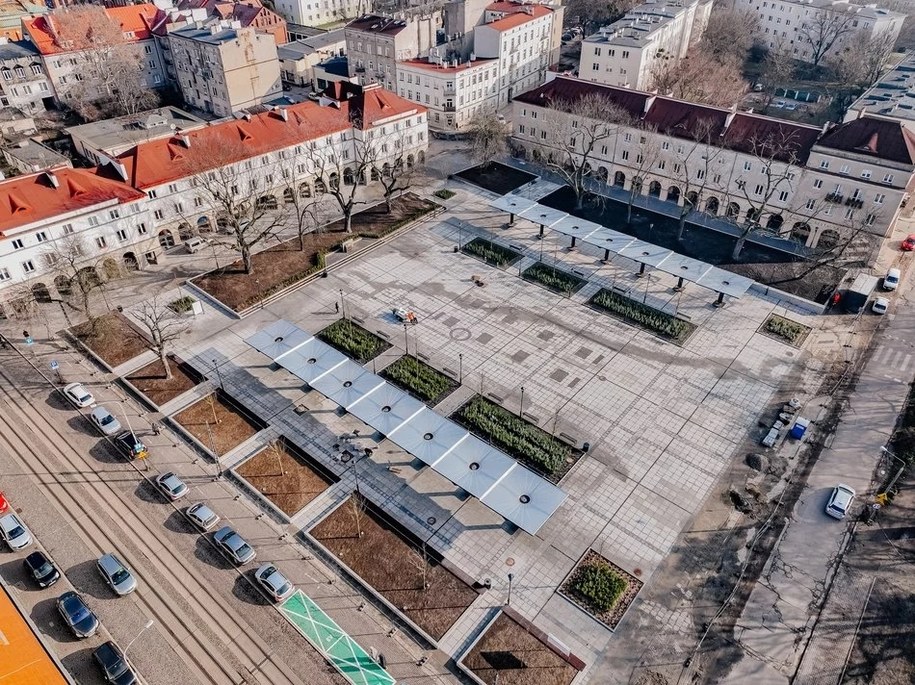 Stary Rynek w Łodzi po modernizacji /lodz.pl /Materiały prasowe