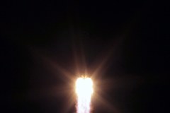 Statek kosmiczny Sojuz w drodze na Międzynarodową Stację Kosmiczną 