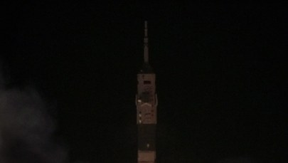 Statek kosmiczny Sojuz w drodze na Międzynarodową Stację Kosmiczną 