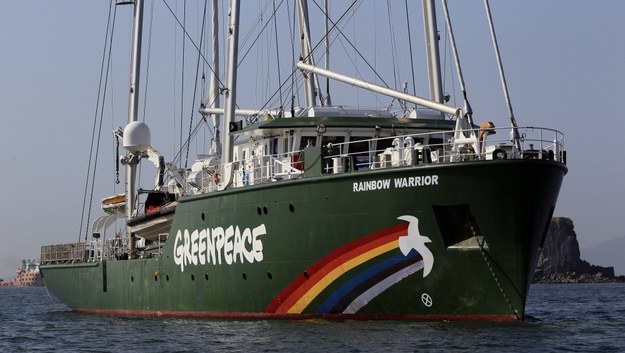 Statek Rainbow Warrior III /ALEJANDRO BOLIVAR /PAP/EPA