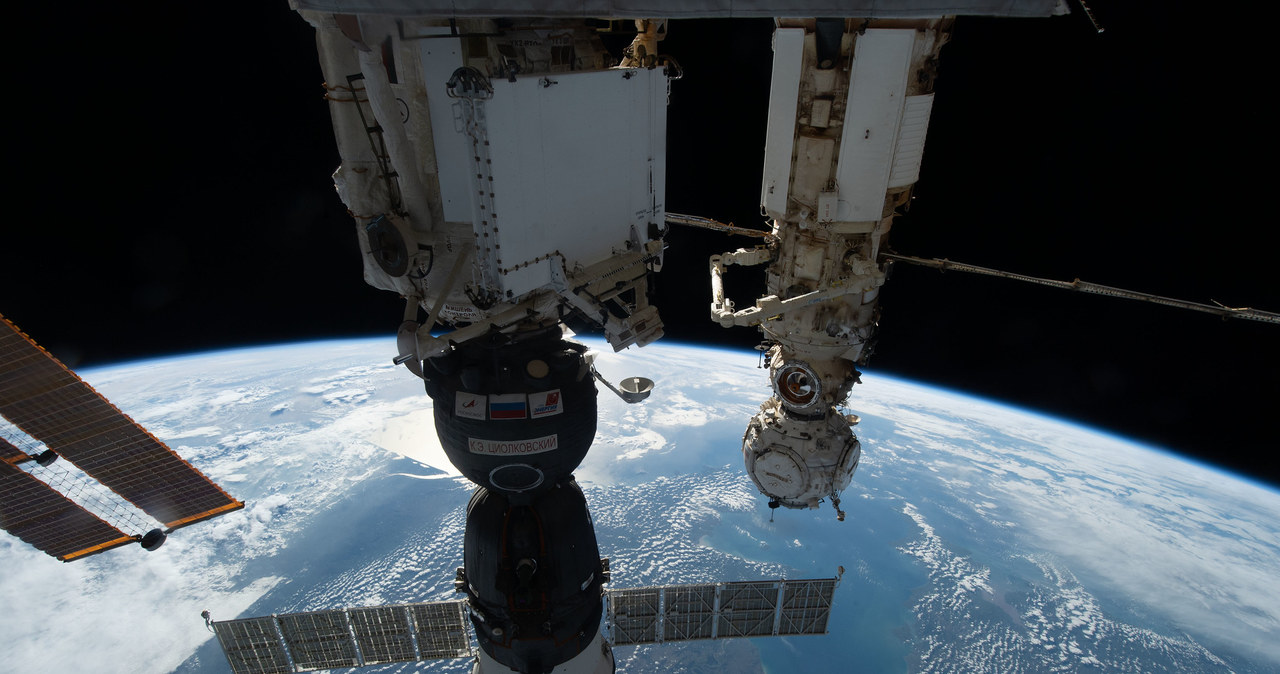 Statek Sojuz na ISS /CC BY-NC-ND 2.0/NASA  /NASA