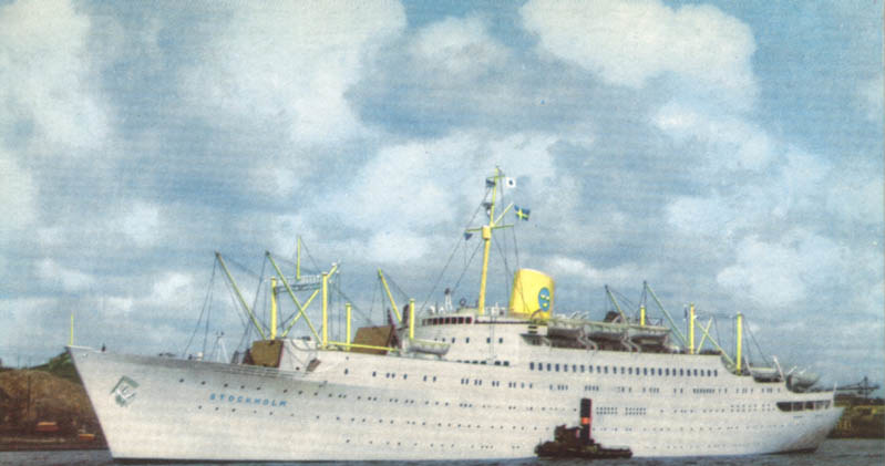 Statek tuż po wybudowaniu pod nazwą Sztokholm /domena publiczna