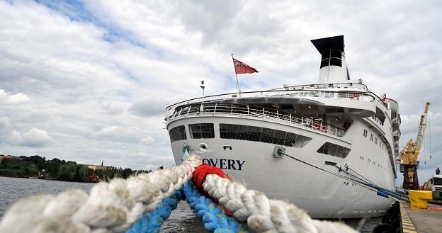Statek wycieczkowy "Discovery" w Szczecinie /PAP