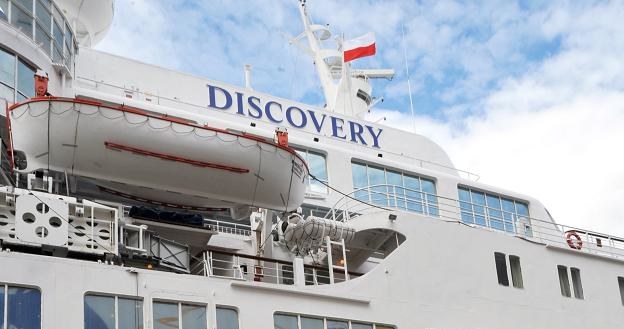 Statek wycieczkowy "Discovery" w Szczecinie /PAP