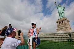 Statua Wolności w Dniu Niepodległości USA