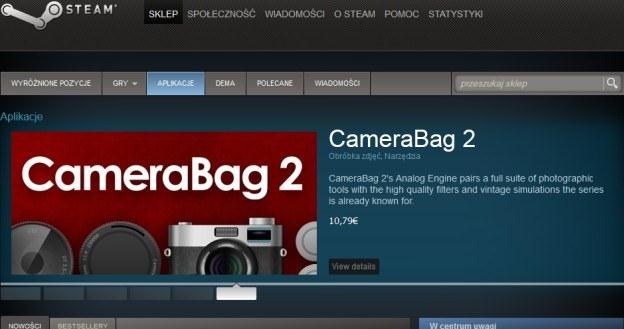 Steam - strona z oprogramowaniem użytkowym /Informacja prasowa