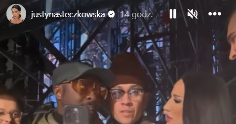 Steczkowska i Black Eyed Peas /Justyna Steczkowska /Instagram