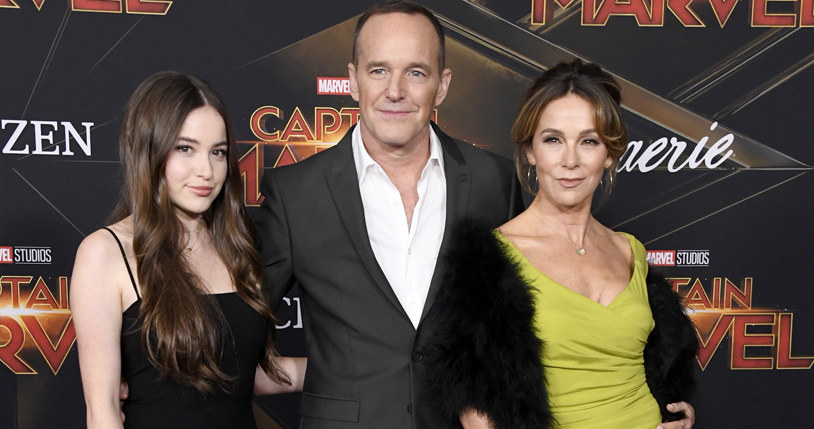 Stella Gregg, Clark Gregg, Jennifer Grey /Frazer Harrison /Getty Images