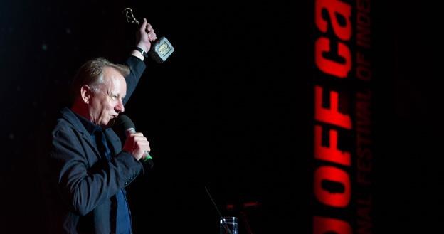 Stellan Skarsgard z nagrodą "Pod Prąd", fot. Łukasz Marek Łuszczek /materiały prasowe