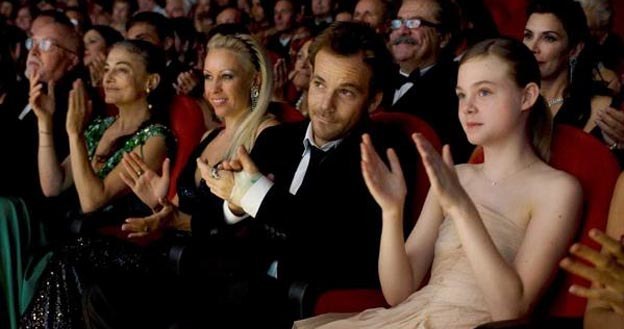 Stephen Dorff (L) i Elle Faning (P) dają w "Somewhere" prawdziwy popis antyhollywoodzkiego aktorstwa /materiały dystrybutora