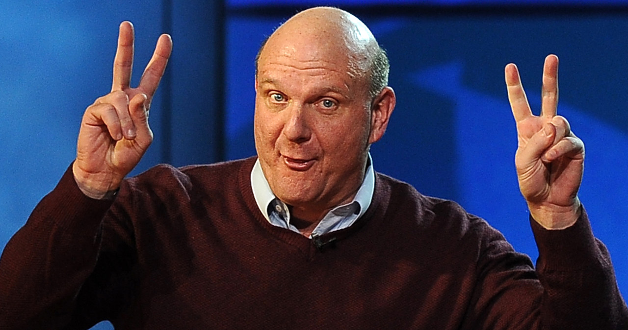 Steve Ballmer - były CEO Microsoftu /AFP