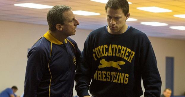 Steve Carell i Channing Tatum w filmie "Foxcatcher" /materiały prasowe