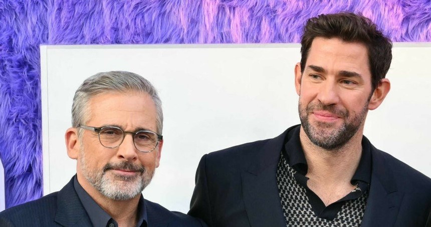 Steve Carell i John Krasinski /ANGELA WEISS/AFP/East News /East News