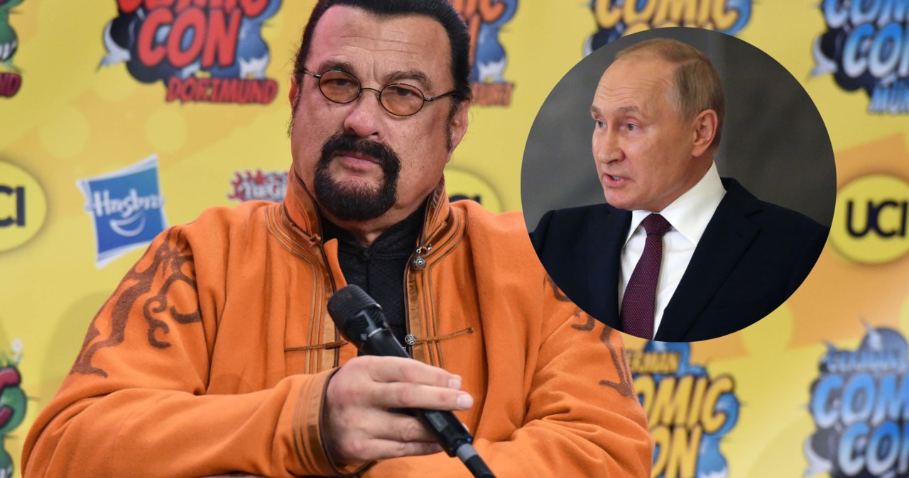 Steven Seagal złożył życzenia Władimirowi Putinowi /TriStar /Getty Images