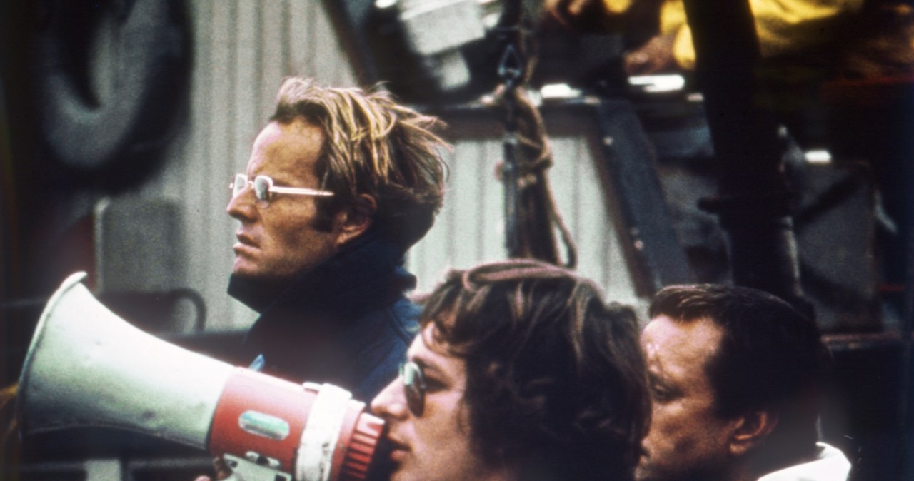Steven Spielberg na planie "Szczęk" /Sunset Boulevard / Contributor /Getty Images