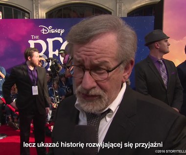 Steven Spielberg na uroczystej premierze filmu "BFG: Bardzo Fajny Gigant"