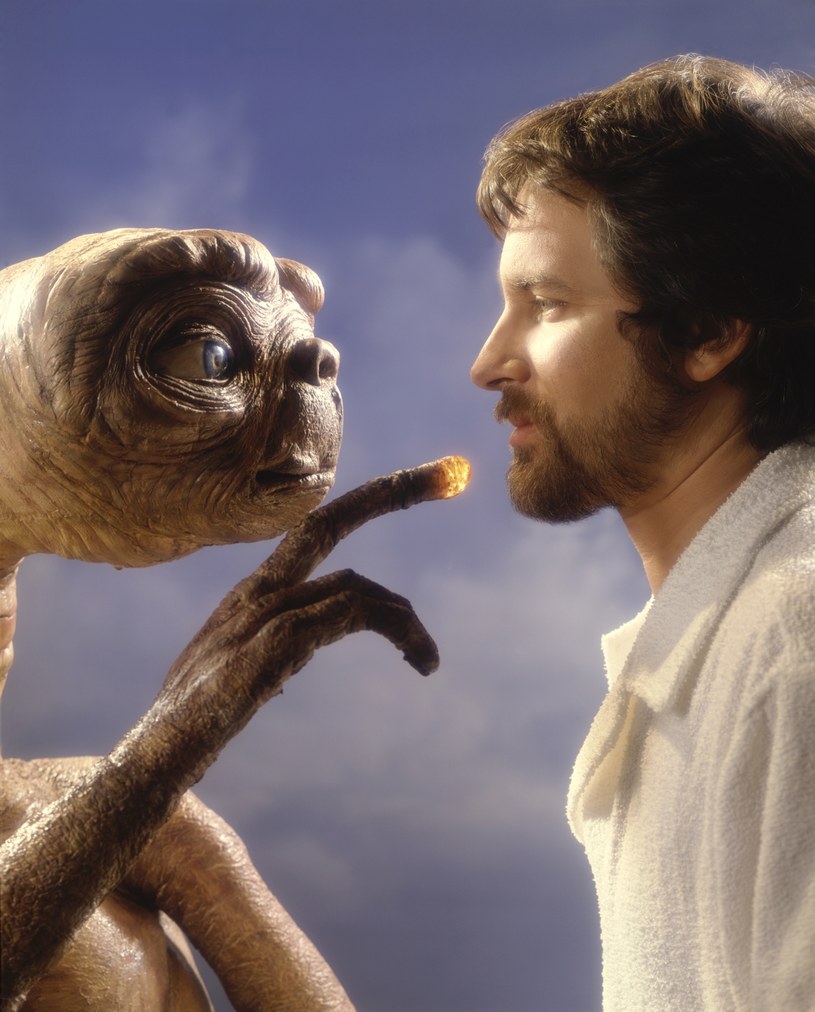 Steven Spielberg z E.T. (1982) /Aaron Rapoport/Corbis /Getty Images