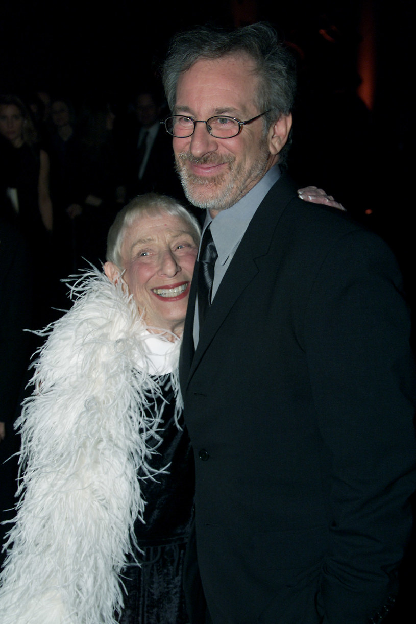 Steven Spielberg ze swoją matką Leah Adler /Getty Images