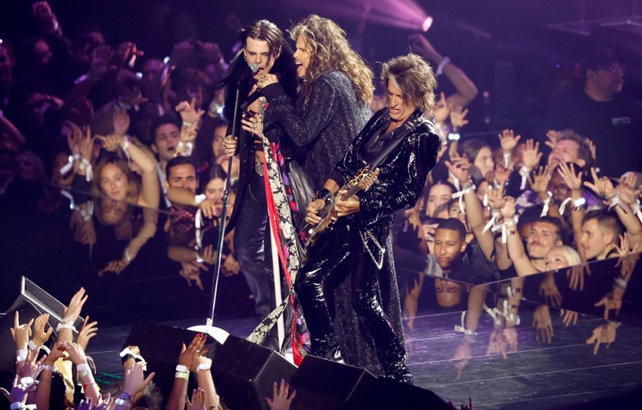 Steven Tyler i Joe Perry i Yungblud /JOHN ANGELILLO /PAP/Newscom