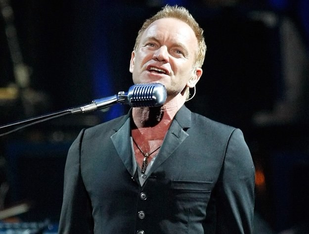 Sting podczas symfonicznego koncertu w Las Veas - fot. Ethan Miller /Getty Images/Flash Press Media