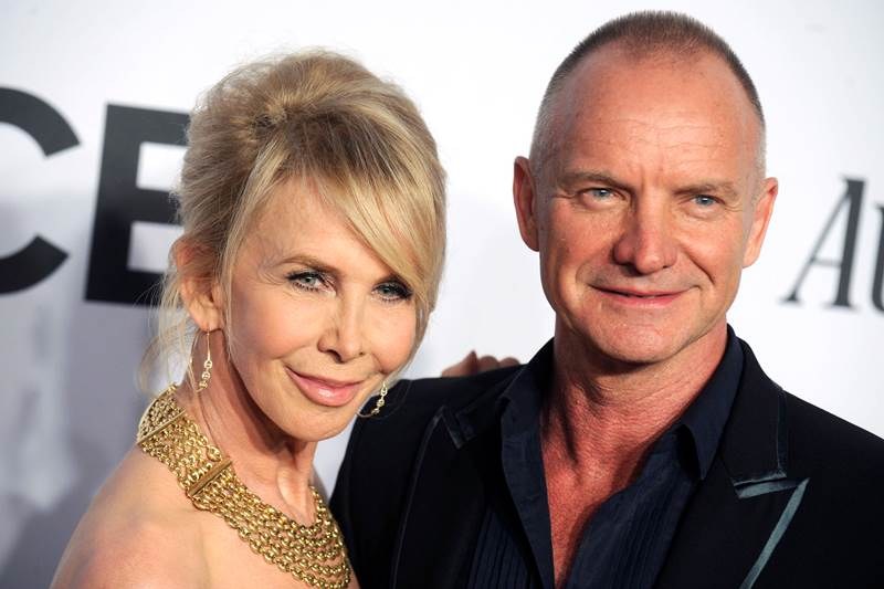 Sting wraz z żoną Trudie Styler /DPA/Dennis Van Tine/Geisler-Fotopres    /PAP