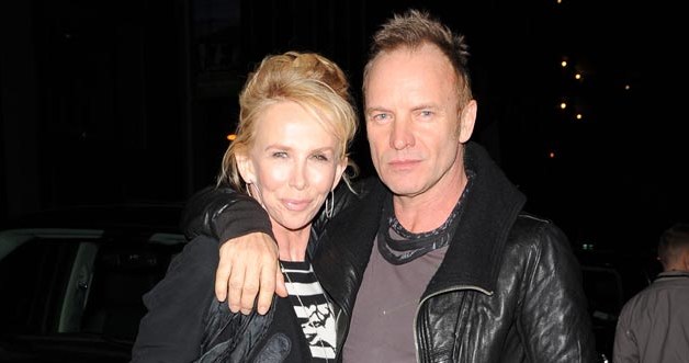 Sting z żoną &nbsp; /Splashnews