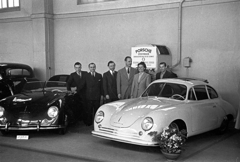 Stoisko Porsche w 1949 roku /Informacja prasowa