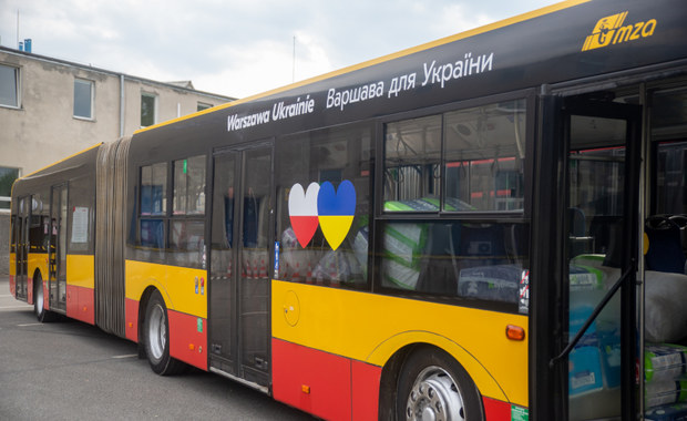 Stołeczne autobusy wyjechały na Ukrainę