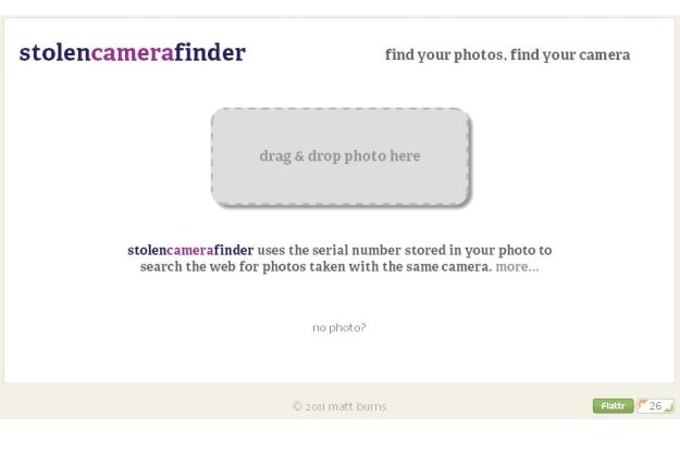 Stolen Camera Finder /Fotoblogia.pl