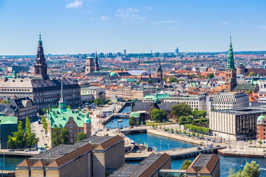 Stolica Danii Kopenhaga widziana z góry /Shutterstock