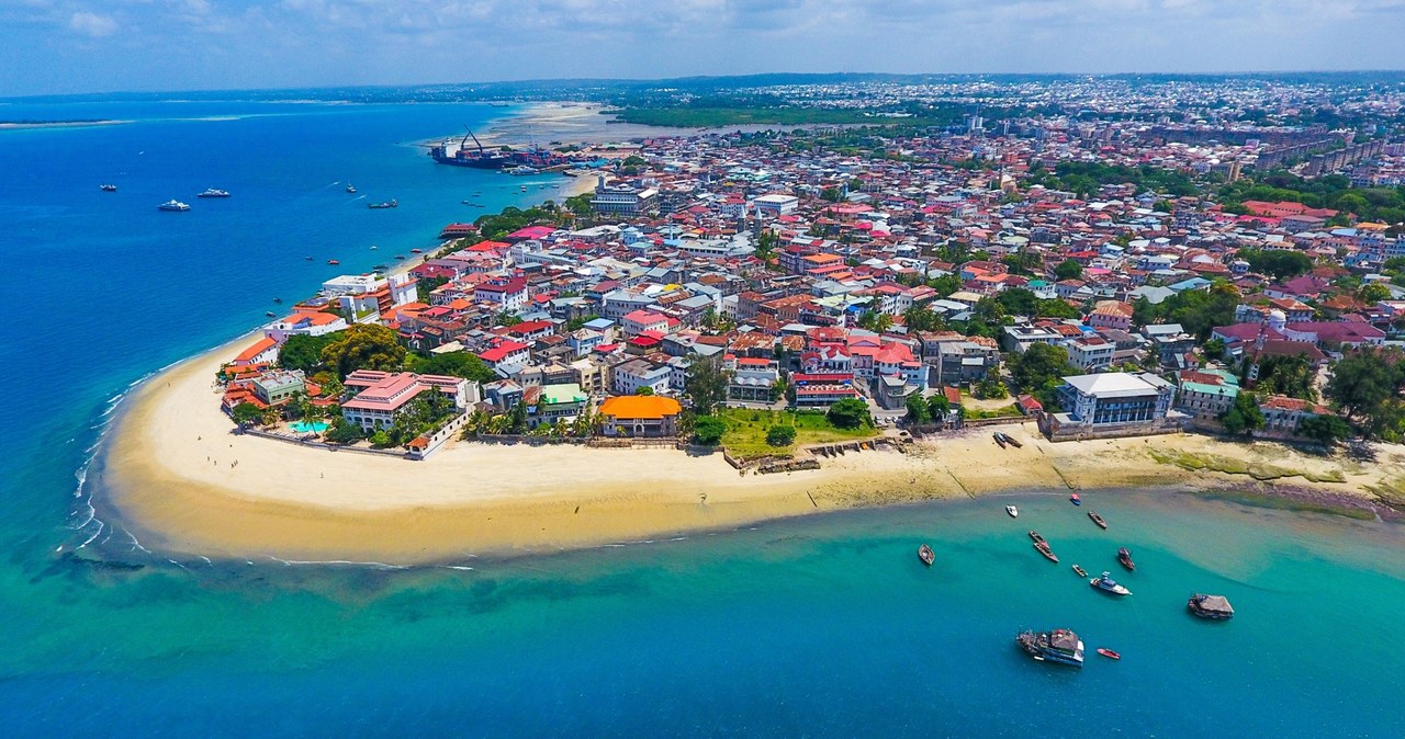 Stone Town na Zanzibarze. Widok z lotu ptaka /123RF/PICSEL