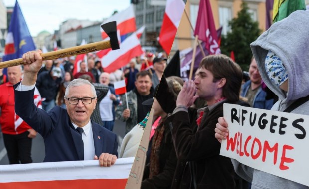 "Stop inwazji" czy "Polska dla wszystkich"? Demonstracje w Warszawie