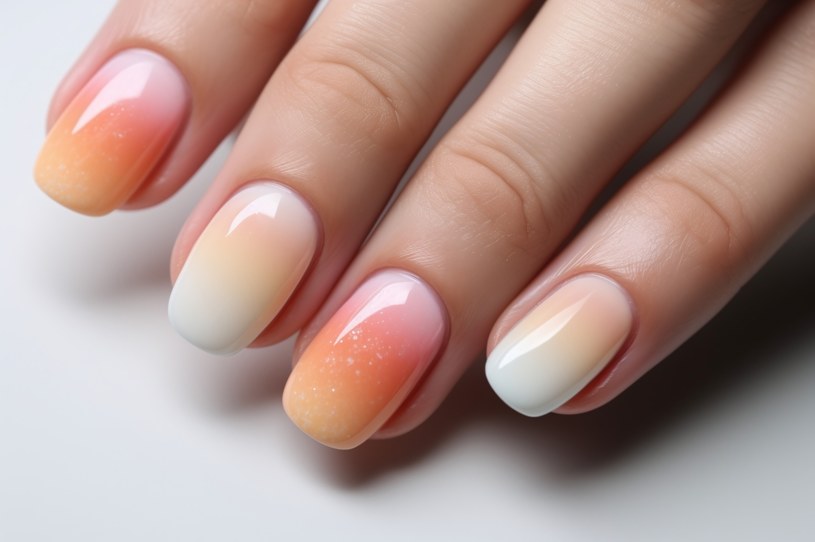 Stosując cienie do powiek na paznokcie mamy nieograniczone możliwości mieszania kolorów. Powstający manicure jest więc zawsze unikalny. /Pixel