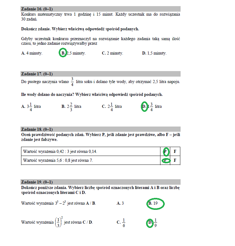Sprawdzian szóstoklasisty 2016. Matematyka, język polski – arkusze i