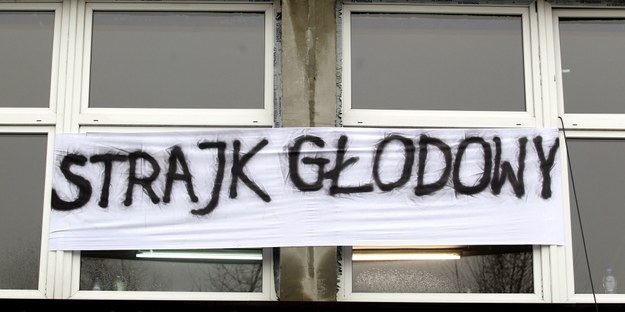 Strajk głodowy w kopalni Zofiówka JSW /Andrzej Grygiel /PAP