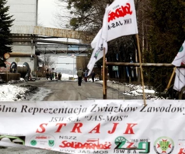 Strajk górników. Miliony strat JSW
