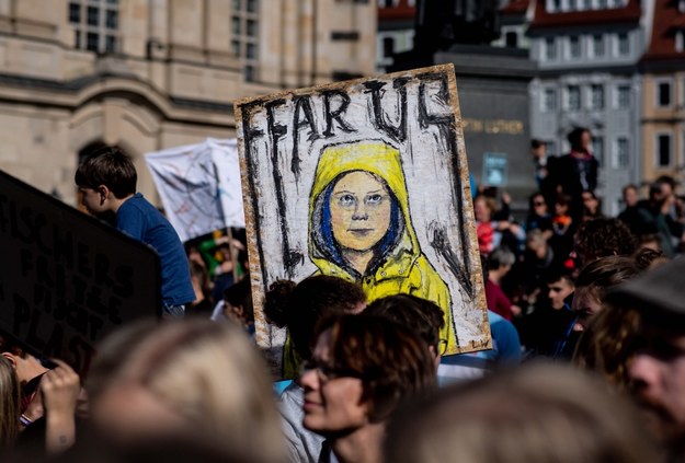 Strajk klimatyczny w Dreźnie /FILIP SINGER /PAP/EPA