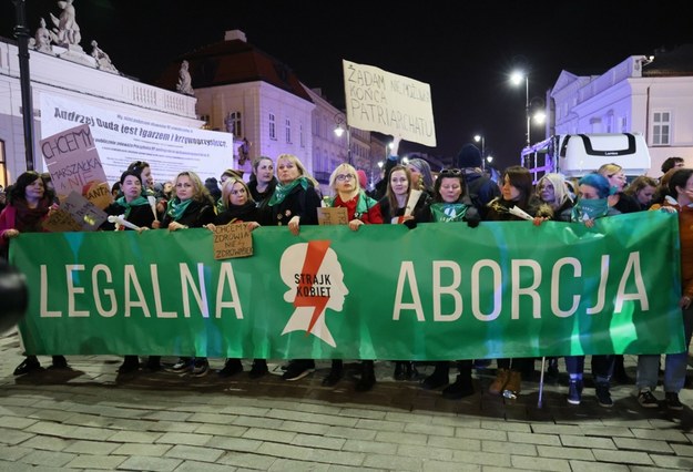 Strajk Kobiet w Warszawie /Pawel Wodzynski /East News
