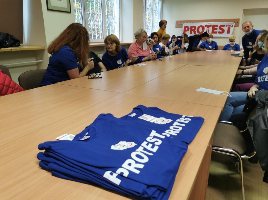 Strajk pielęgniarek w Wojewódzkim Zespole Leczenia Psychiatrycznego /Piotr Bułakowski /RMF FM