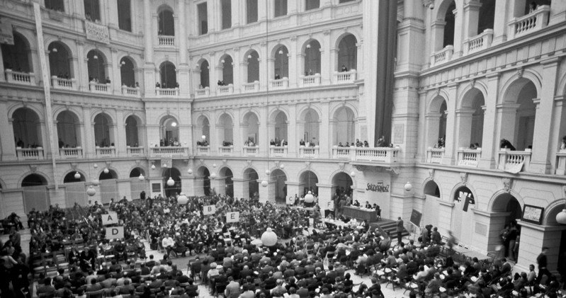 Strajk studentów Politechniki Warszawskiej, 1981 r. /Wojtek Laski /East News