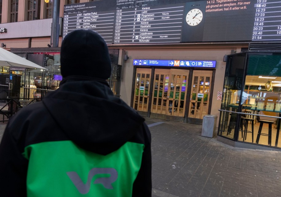 Strajk w Finlandii /MAURI RATILAINEN /PAP/EPA