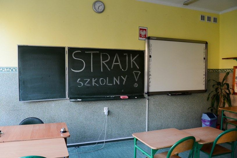 Strajk w jednej ze szkół /Adam Staśkiewicz /East News