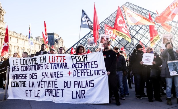 Strajk w paryskim Luwrze. Muzeum zamknięte