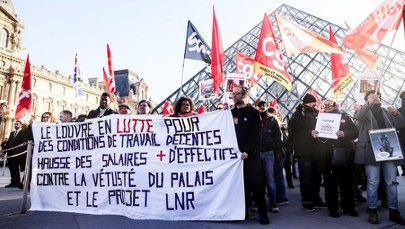 Strajk w paryskim Luwrze. Muzeum zamknięte